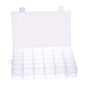 Kamay's Large Transparent Thick Hard 36 Grids Adjustable Compartment Slot Plastic Craft Storage Box Organizer For Toy Desktop Jewelry Accessory Drawer Or Kitchen Removable Dividers Container - style: XL36 Compartment Slot