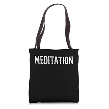 Meditation Teacher Simple & Classic Meditation Design Tote Bag