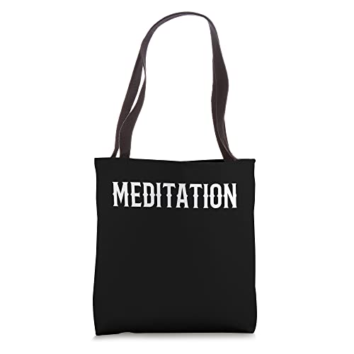 Meditation Teacher Simple & Classic Meditation Design Tote Bag