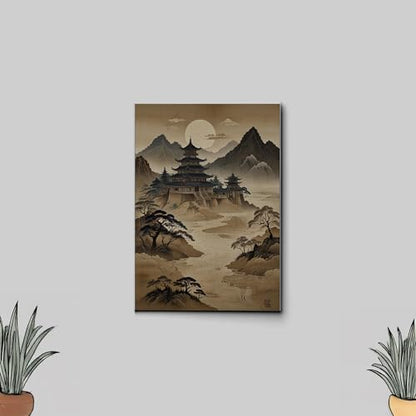Japanese Wall Art, Minimalist Wall Art, Neutral Abstract Art, Modern Minimalist, Zen Wall Art, Zen Printed Wall Art, Japanese Art Print, Wall Art Canvas, Decor