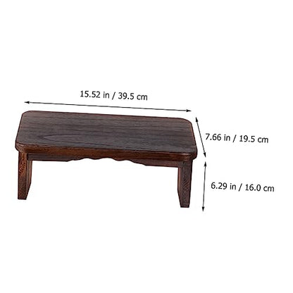 Meditation Bench Stool Non Mat Wooden Prayer Kneeling Pad Zen Stool for Home Use