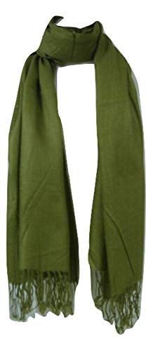 Tapp Collections™ Premium Pashmina Shawl Wrap Scarf - color: Green