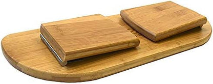 KRASS Meditation Bench with Carry Bag, Bamboo Finish, Low Seat, Kneeling Alternative to Meditation Cushion for Yoga, Prayer and Meditation,Collector88