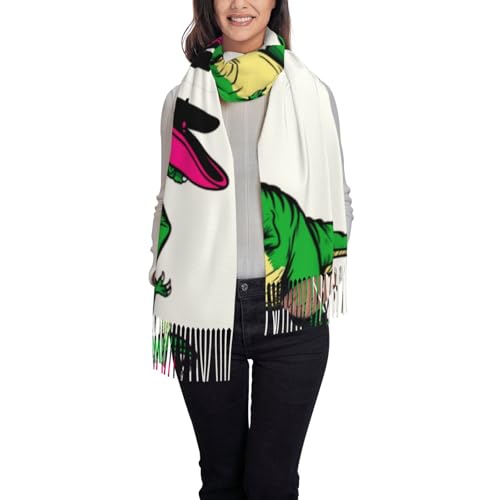 Supdreamc Cashmere Feel Scarf Soft Women Warm Cozy Scarves Multiple Colors - color: Picture (138)