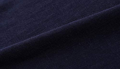 Unisex Men Women Meditation Buddhist Cloak Winter - color: Navy Blue, size: Large
