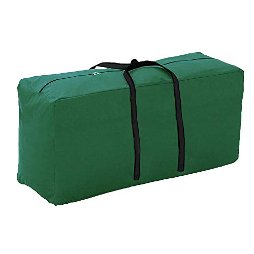 Outdoor Patio Furniture Seat Cushions Storage Bag with Zipper and Handles 68x30x20 Inches Waterproof
