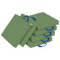 ECR4Kids SoftZone Floor Cushions, Square, Flexible Seating, Hunter Green, 6-Piece - color: Hunter Green