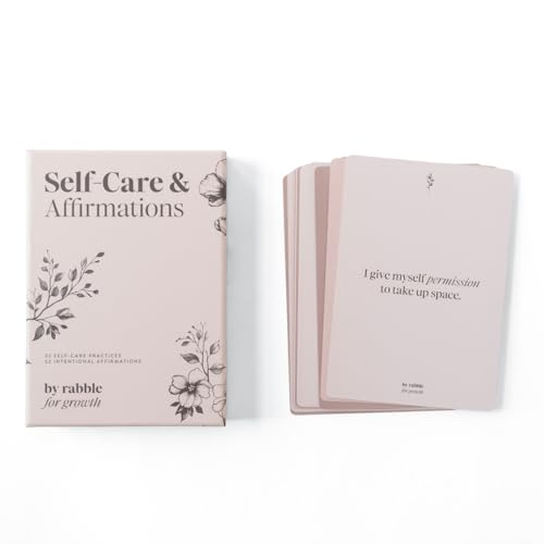 Self-Care and Affirmations Deck - 52 Affirmations and 52 Self Care Exercises