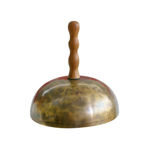 Handheld Metal Singing Bowl,Easy to Carry Meditation Sound Bowl, Removable Meditation Yoga Buddha Sound,Tibetan Meditation Set for Yoga, Chakras, Unique Gift,21-22cm - size: 21