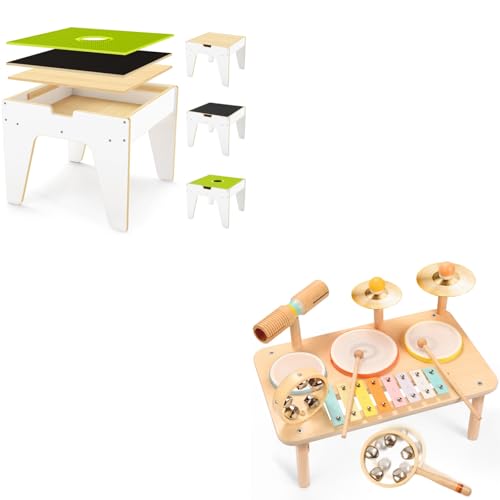Building Table & Morandi Drum Rhythmic Bundle