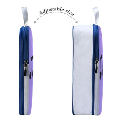 Stackable 3 Piecing Packing Travel Bag Polyester Storage Bags for Travel, Musical Notes Look (1) (3 Set) - color: Musical Notes Look (1)