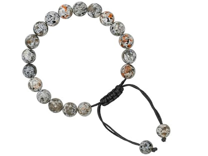 Amazing Gemstone Yooperlite Bracelet for Women Men's Gifts - Protection Healing Crystal Bracelet - 8mm Gemstone Beaded Adjustable Bracelet Pulseras Para Hombres Mujer Stocking Stuffers - color: Yooperlite
