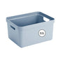Sunware Sigma Home Storage Box, 32 Litre, Blue Grey