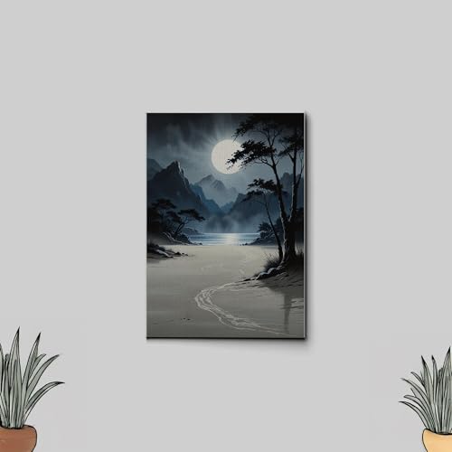 Japanese Wall Art, Minimalist Wall Art, Neutral Abstract Art, Modern Minimalist, Zen Wall Art, Zen Printed Wall Art, Japanese Art Print, Canvas Art, Arts