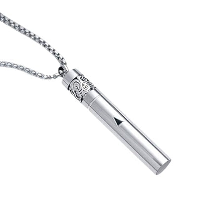 Stainless Steel Mindfulness Breathing Necklace for Anxiety Original Upgrades Breathlink with Essential Oil Diffuser Multifunctional Jewelry
