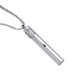 Stainless Steel Mindfulness Breathing Necklace for Anxiety Original Upgrades Breathlink with Essential Oil Diffuser Multifunctional Jewelry