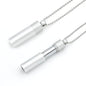 528 Hz Meditation Necklace Breathing Frequency Sound Healing Device by Adjusting The Breathing for Anxiety & Stress Relief Mindfulness (Silver) - color: Silver