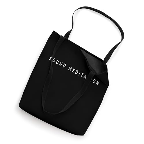 Sound Meditator / Sound Meditation Beginner Modern Font Tote Bag