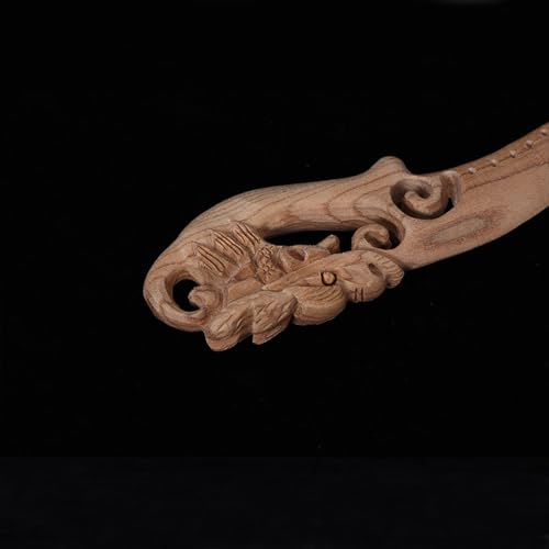 Antique Kendo, Wooden Statue Decoration, Zen Meditation, Tree Sculpture Decoration, Living Room, Spa or Yoga Studio, Centerpiece Decoration, Book, Living Room, Bedroom Decor