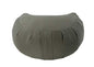 Kapok Crescent Zafu Meditation Cushion, Olive - color: Olive