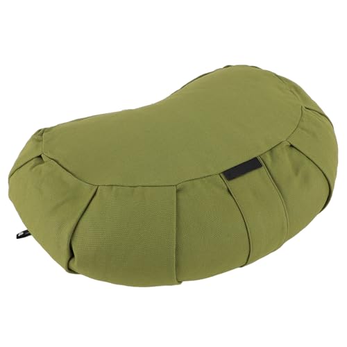Asixxsix Meditation Cushion, 41 x 24 x 12cm Buckwheat Hulls Filled Cotton Cloth Meditation Pillow, Multiple Sitting on Floor Meditation Mat for Yoga, Meditation, Sitting, Sofa, Window Seat