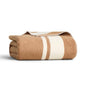 Preston Lane Highrise Throw Blanket – 50" x 70", Premium Cotton-Blend, Soft and Fluffy Throw for Couch, Bed, or Living Room, Cozy and Warm, Made in Portugal, Camel - color: Camel