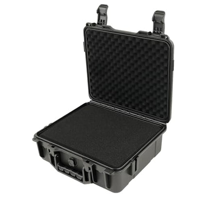 Portable Hard Case - Waterproof Carrying Case,with DIY Foam,Medium,12.8 * 11.6 * 4.7 inch - size: Medium