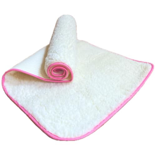Le Mat Natural Eco Friendly Protective Merino Sheep Wool Soft Meditation Yoga Therapy Exercise Mat - color: Pink, size: Compact