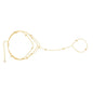 Gold Bracelets for Women, 14K Gold Plated Hand Chain Bracelet for Women Trendy Finger Ring Bracelet Hand Chain Dainty Adjustable Hand Chain Jewelry Gifts for Women - color: layered