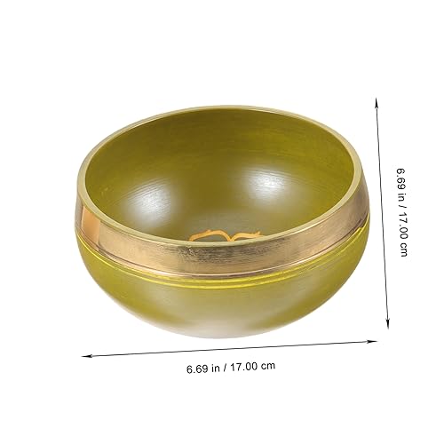 Yoga Meditation Copper Chime Himalayan Singing Bowl Tibetan Bowl Stick Decorative Sound for Zen Meditation