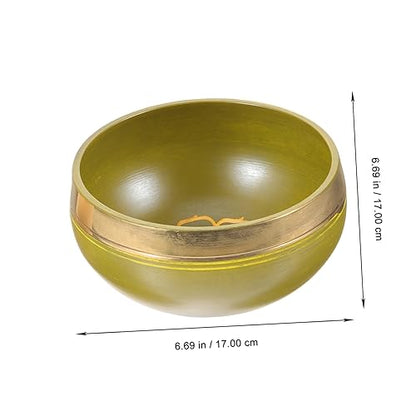 Yoga Meditation Copper Chime Himalayan Singing Bowl Tibetan Bowl Stick Decorative Sound for Zen Meditation
