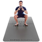 Large Exercise Mat – Extra Thick 10mm Workout Mat (72"x32") – Non-Slip TPE Yoga Mat for Women & Men – Pilates, HIIT, Fitness & Home Gym Mat – Includes Free Carry Bag - color: Grey - Printed