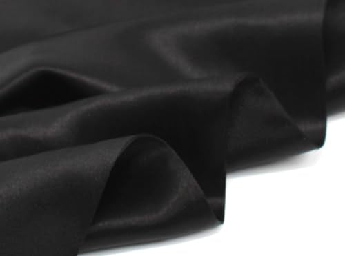 100% Silk Scarf for Women 59”*6.3” Long Shawls for Headscarf and Neck- Oblong Hair Wraps with Gift Packed - color: Solid Color-black