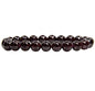 Angelstones Handmade Natural Healing Gemstone 8mm Round Beads Stretch Crystal Bracelet 7 Inch Unisex - color: Red Garnet