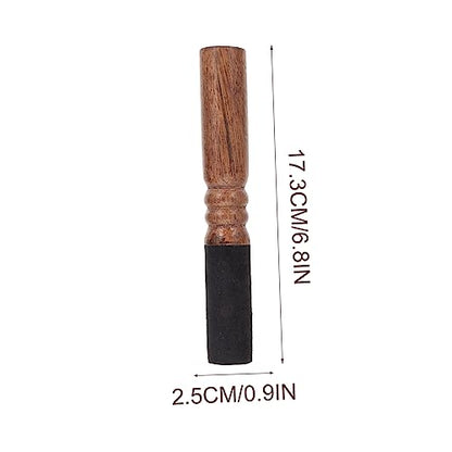 Vaguelly Nepalese Handmade Meditation Sound Bowl Stick Wooden Mallet for Singing Bowls Lightweight Compact Rod for Yoga Meditation Healing Music Instruments Sandalwood Accessory