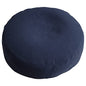 Breathable Cotton Linen Seat Cushion,Round Meditation Cushion,for Yoga Tatami Meditation Cushion Washable Meditation Pillow,Upholstered Stool Yoga Cushion Futon Cushion (30cm(12inch),Dark Blue) - color: Dark Blue, size: 30cm(12inch)