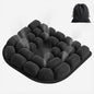 Inflatable Travel Seat Cushion for Airplane - Portable Air Pad with Built-in Pump for Long Flights & Car Rides - Ergonomic Tailbone Pain Relief for Office Chair, Wheelchair, Stadium