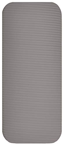 Fitvids All Purpose 1/2-Inch Extra Thick High Density Anti-Tear Exercise Yoga Mat and Knee Pad with Carrying Strap, Multiple Colors - color: Gray