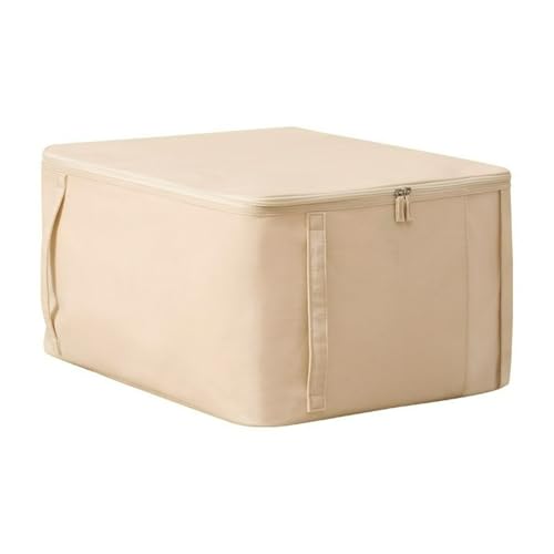 Cotton and linen visible window bedroom cotton quilt storage bag, dust-proof and moisture-proof storage bag, large capacity down jacket organizing bag
