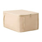 Cotton and linen visible window bedroom cotton quilt storage bag, dust-proof and moisture-proof storage bag, large capacity down jacket organizing bag