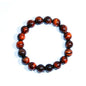 Natural Handmade Healing Chakra Bracelet - color: 12mm-Red Tiger Eye-FOR 8-8.7 INCH WRIST