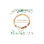 Birth Flower Crystal Bracelets for Women, Handmade Natural Gemstone Stretch Jewelry with Healing & Positive Energy - color: Nov. Chrysanthemum & Citrine