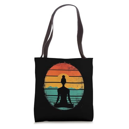 Vintage Meditation Tote Bag