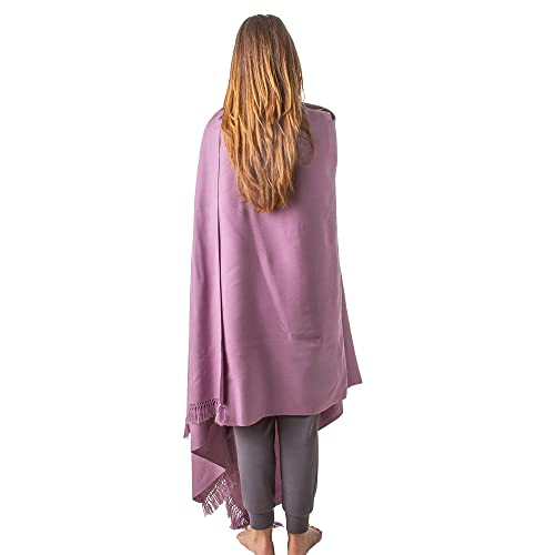 Meditation Shawl or Meditation Blanket, Shawl/Wrap, Oversize Scarf/Stole. Large. Unisex. - color: Lavender