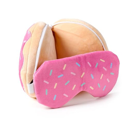 Puckator Travel Cushion with Relaxeazzz Mask - Donut