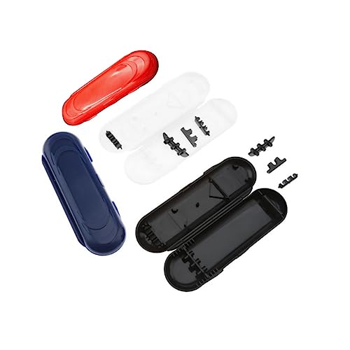 KOMBIUDA 2Pcs Portable Carrying Box Durable Plastic Storage Case for Lightweight and Compact Holder for Black
