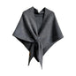 Women's Solid Color Shawl - Pashmina Shawl Wraps Women Knitted Shawls and Wraps Cardigan Cape Wool Sweater Shawl Scar - color: #08