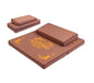 Meditation Mats,Futons, Household Folding, Thickened Fabrics, Coconut Palm, Kneeling Mats(Size:70x70cm(28x28inch),Color:Light Coffee) - color: Light Coffee, size: 70x70cm(28x28inch)