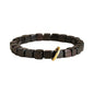 Handmade Wooden Beaded Bracelet – 7mm Natural Beads, Adjustable Stretch Cord, Comfortable Wear for Women & Men