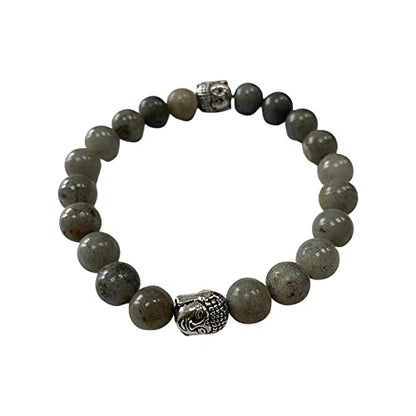 VIE Buddha Bracelet - style: Grey Aventurine
